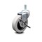 Service Caster 3 Inch Thermoplastic Rubber Wheel 12mm Threaded Stem Caster with Brake SCC SCC-TS05S310-TPRS-SLB-M1215 - alternate 2